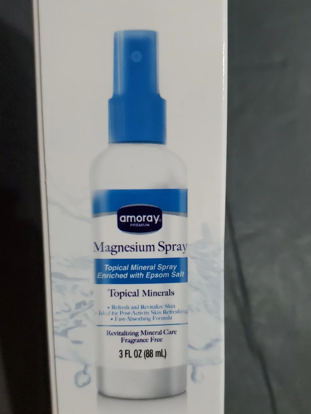Fast-absorbing non greasy Epsom salt enriched Magnesium spray brand new